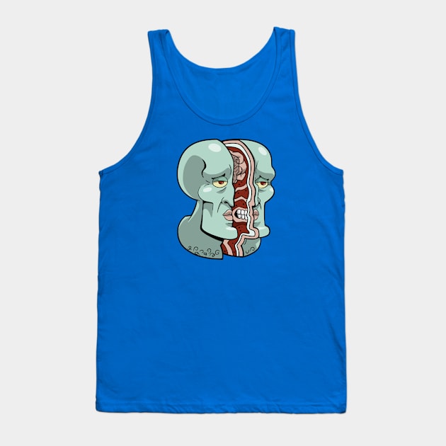 Handsome Dissected Tank Top by ClayGrahamArt